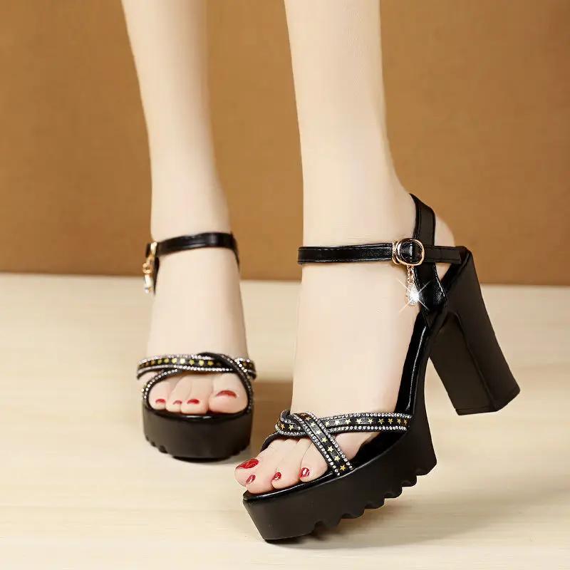 Wedge With Platform Waterproof Open Toe Sandals for Women 2025 Trend High Quality Shoe New Breathable Fashion Woman Shoes Sales