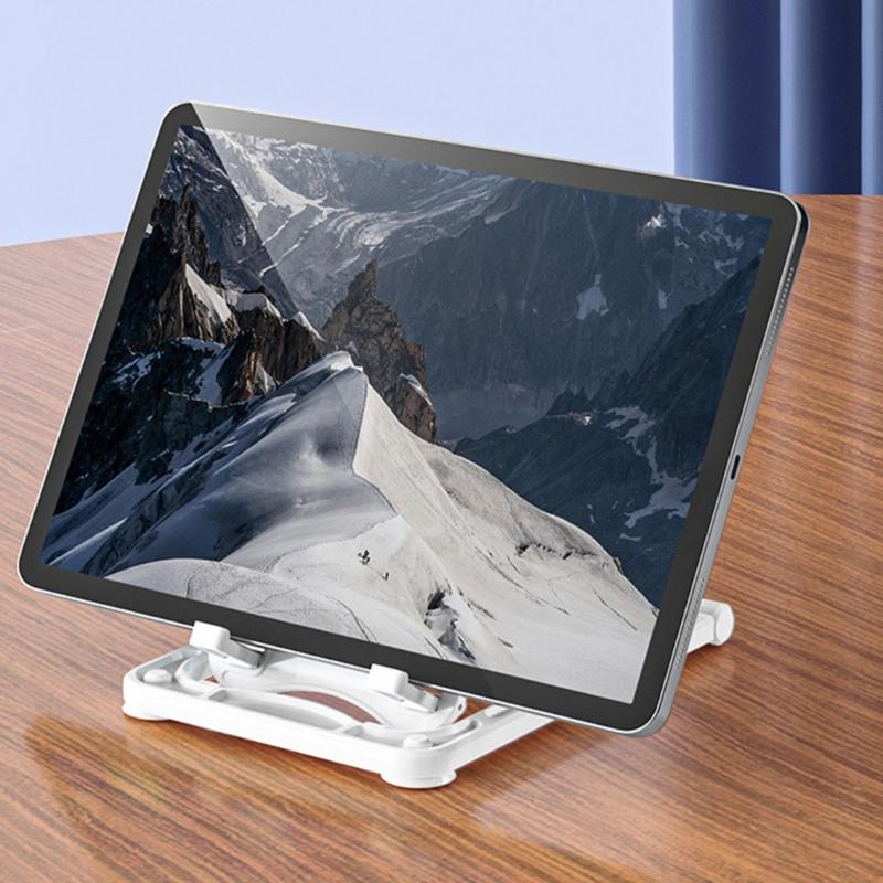 Phone Holder Built in Wireless Charging Slot Height Adjustable Stand for Phone 16 15 14 Tabletop Support Cradle