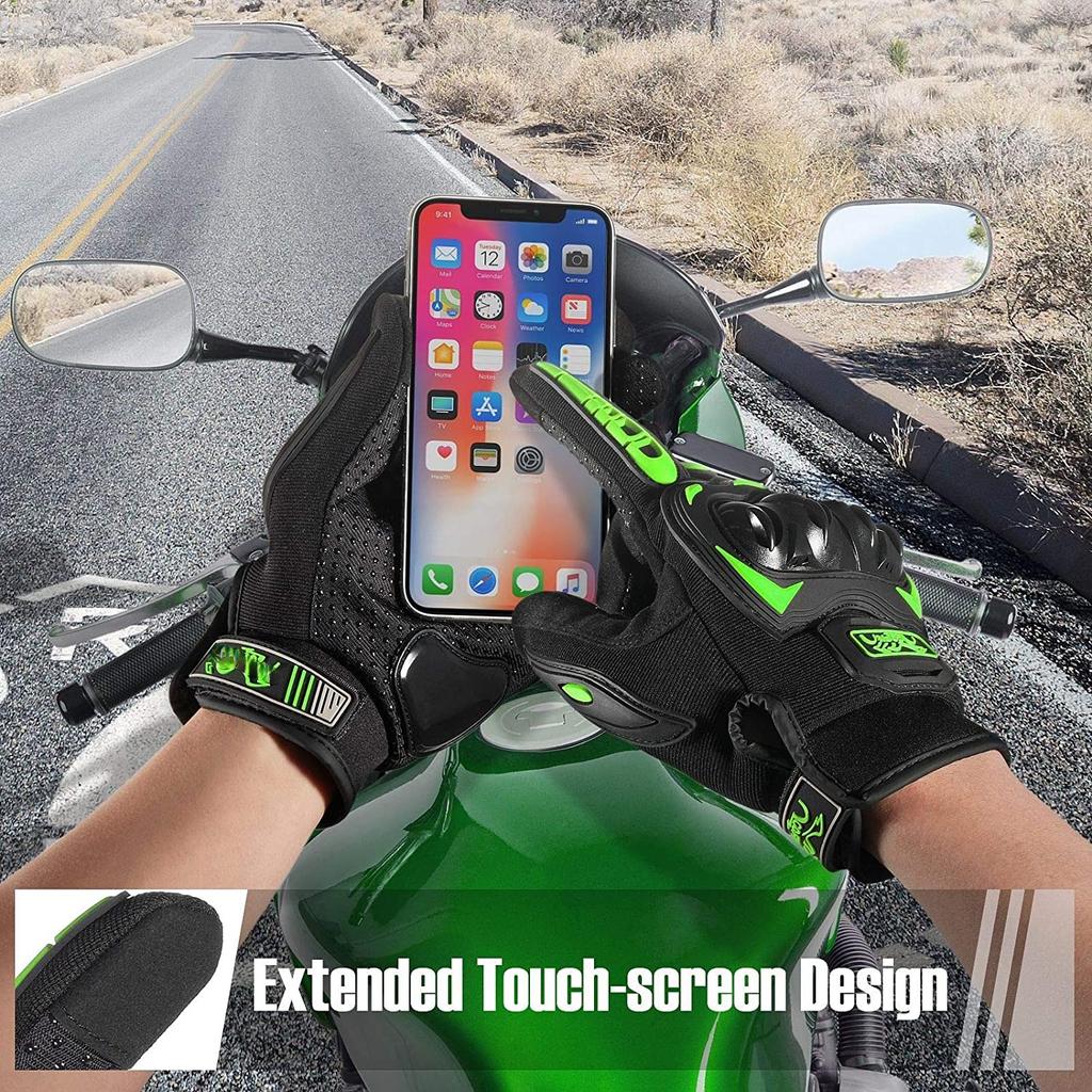 2023 Motorrad-Touchscreen-Handschuhe, atmungsaktiv, Vollfinger, Outdoor-Sportschutz, Reiten, Dirtbike-Handschuhe, Straßenrennen, Radfahren