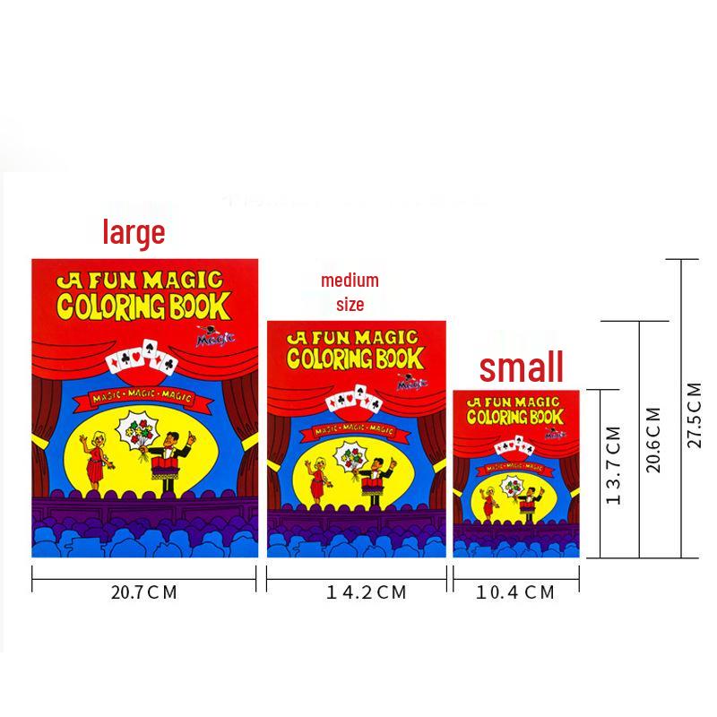 Color-Changing Magic Cartoon Book for Stage Performances and Talented Students