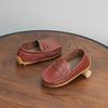 Kids' Korean Style Leather Loafers - Soft Sole, Spring/Autumn, Boys’ & Girls’ Driving Shoes for Toddlers and Young Children.