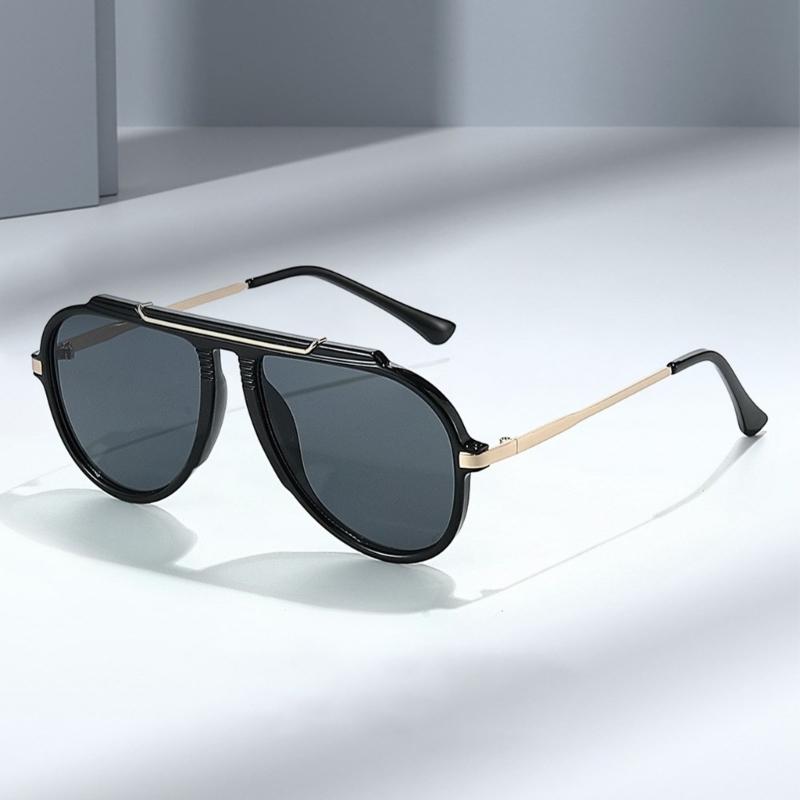 Stylish Unisex Pilot Sunglasses With Large Frame For Women Men Various Face Shape And Outfit For Casual Formal Event