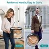 Round Brim Hat Storage Bag: Stackable Artifact for Beach and Bucket Hat Organization