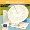 Model Sundial Educational With Shadow Experiment For Classroom Learning Physics