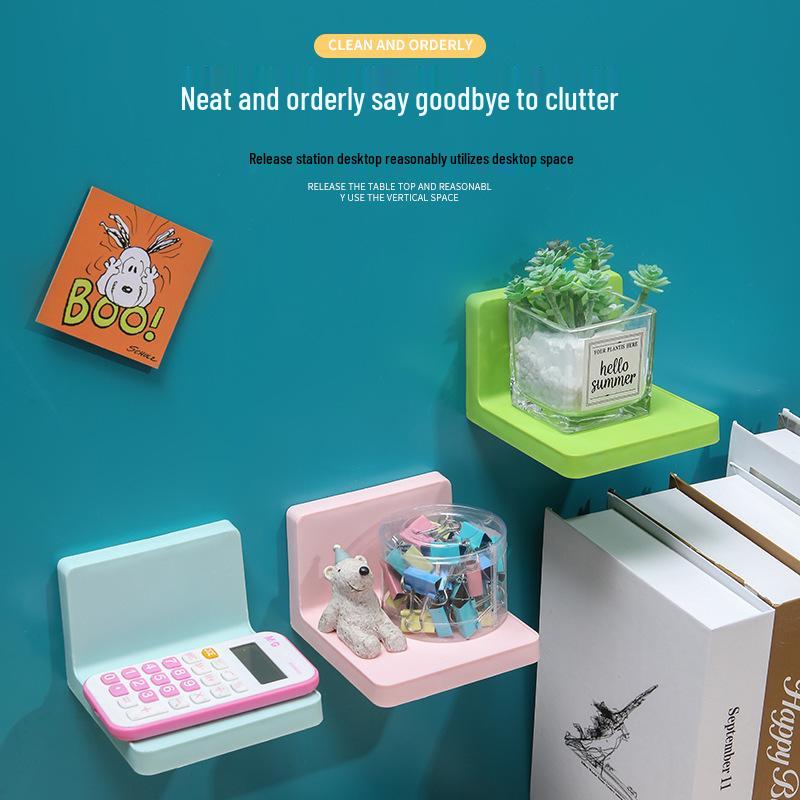 Multi-Functional Wall-Mounted Storage Rack for Bathroom, Kitchen, and Home Security Camera