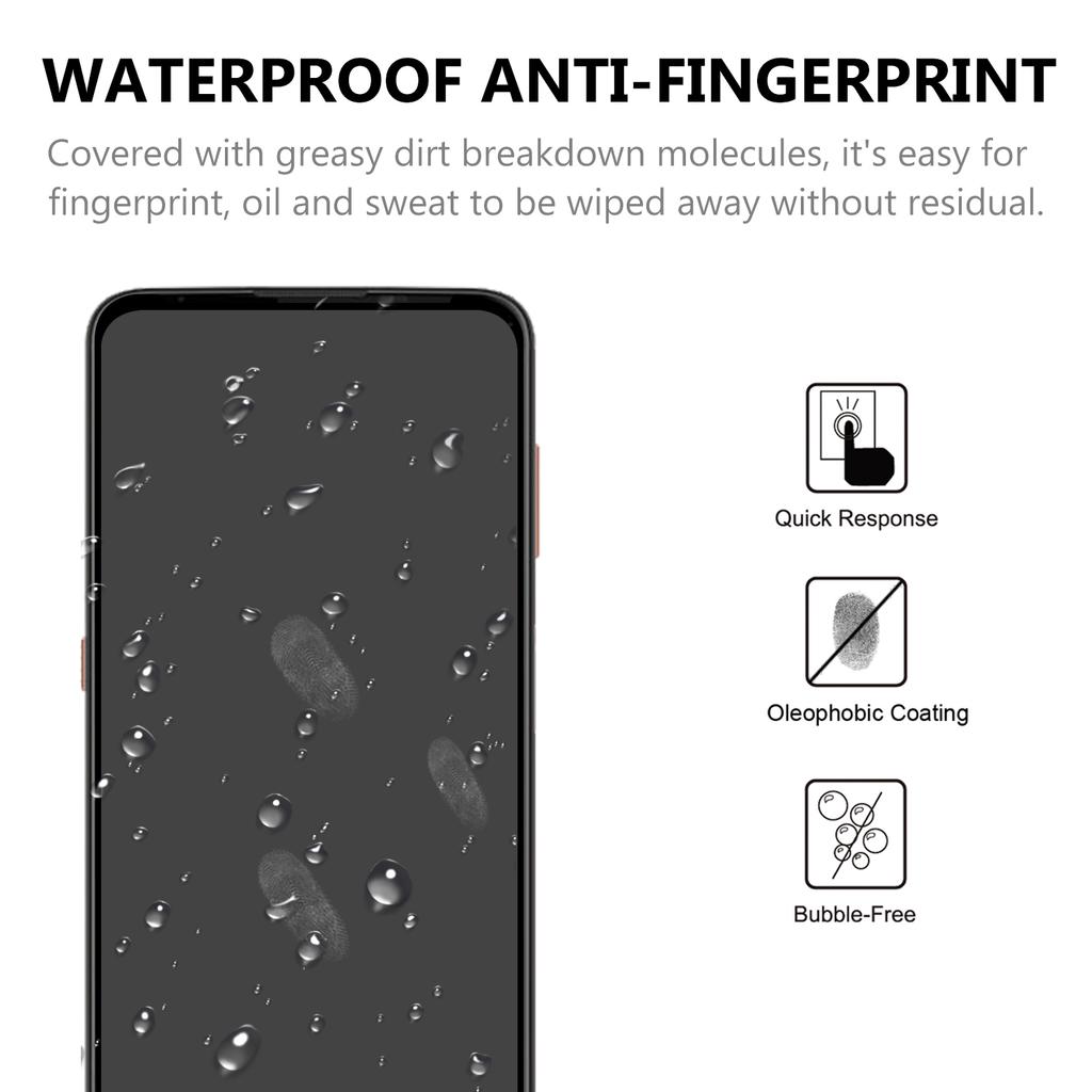 Full Coverage Full Glue Tempered Glass Screen Protector for Motorola Moto G9 Plus