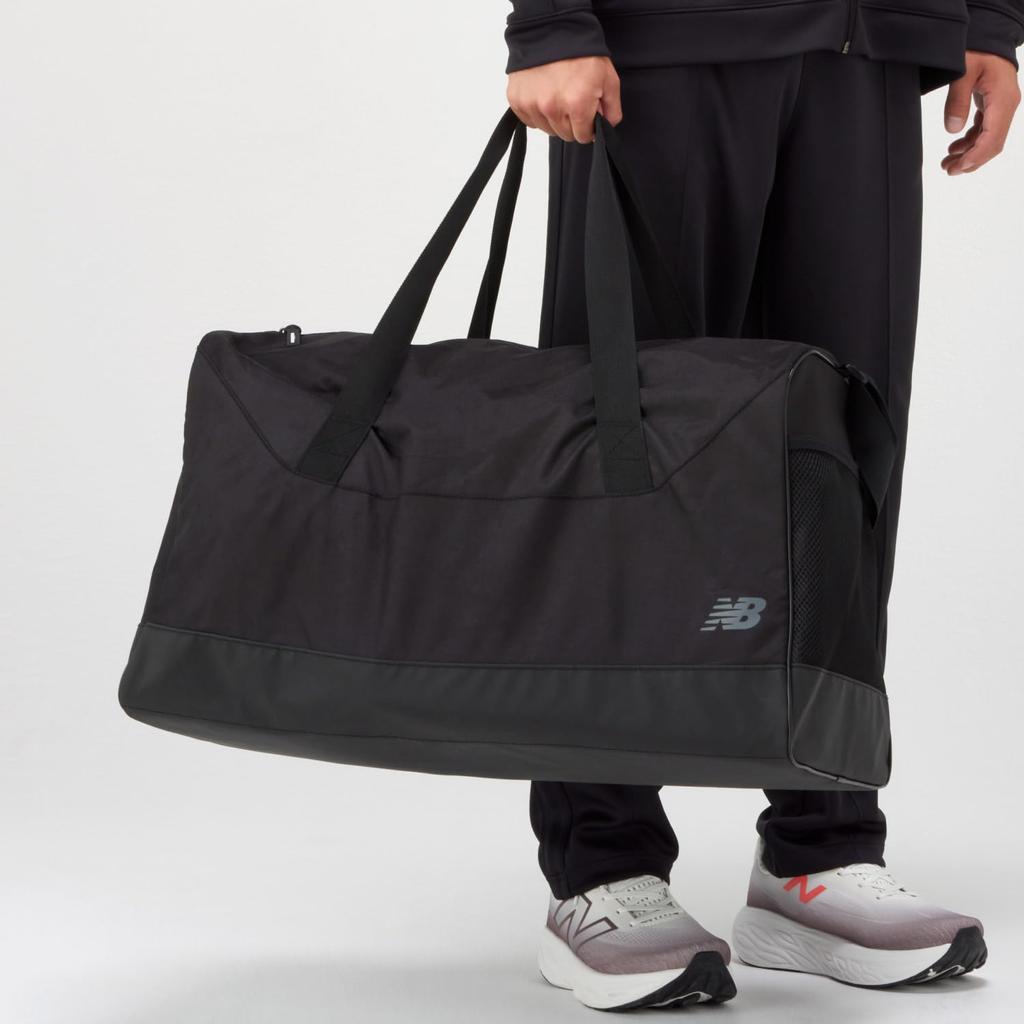 Essential Large Duffel Bag Boston Duffel Large One Size [New Balance] (LAB53515) Bag, Bag, Capacity, Black,