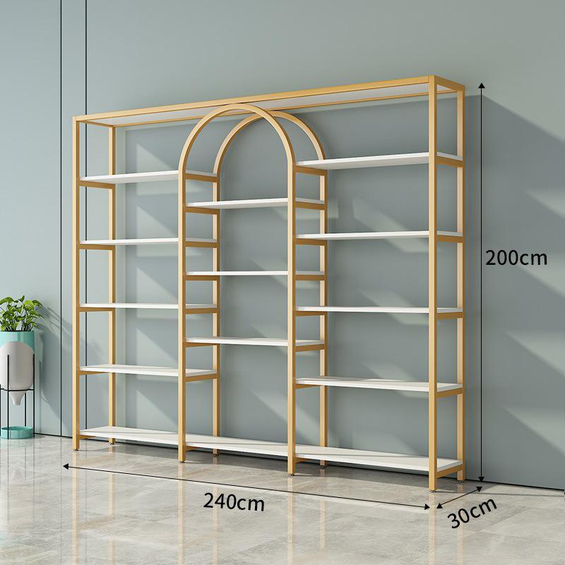 Elegant Display Stand: Nail Art and Skincare Storage Rack for Beauty Salons