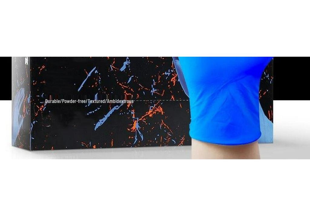 High Elasticity Waterproof Nitrile Gloves, Durable & Wear-Resistant, Disposable Latex-Free for Food Grade & Dishwashing Use