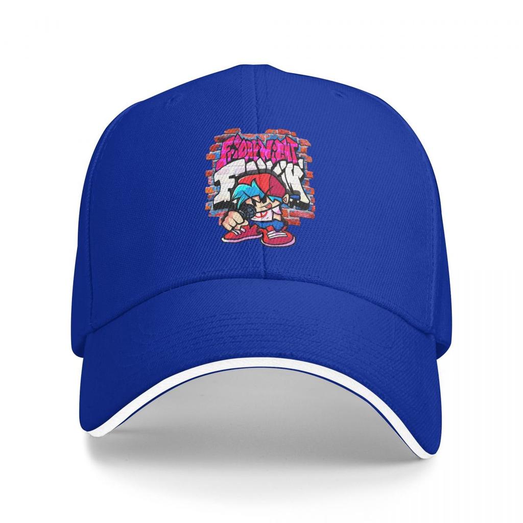 Unisex Baseball Hats BoyFriend FNF Brick Wall Outdoor Streetwear Summer Sports Baseball Caps Cap Casquette Polychromatic Hats