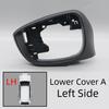 Car Rearview Mirro Lens Mirror Lower Cover Cap Wing Side Mirror Lower Shell Housing For Mazda CX5 CX-5 2015 2016 Black Color