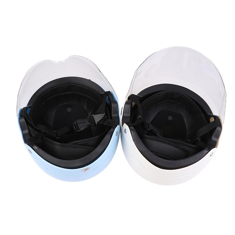 1 Pezzo Certificato 3C Casco Semimoto Elettrica per Adulti Uomo e Donna con Occhiali Casco di Sicurezza per Bicicletta