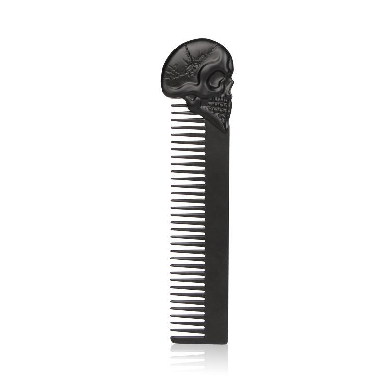 Zinc Alloy Oil Large Back Styling Comb, Portable Beard Hair Comb