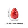 Ceramic Strawberry Oil And Vinegar Dispenser With Creative Kitchen Decor For Home Chefs