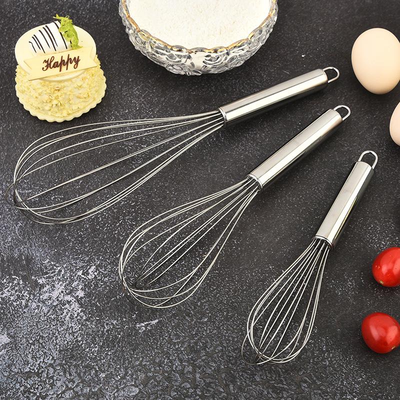 Stainless Steel Egg Beater, Kitchen Wire Ball Egg Beater, Milk Beater, Egg Mixer, Mixing Tool