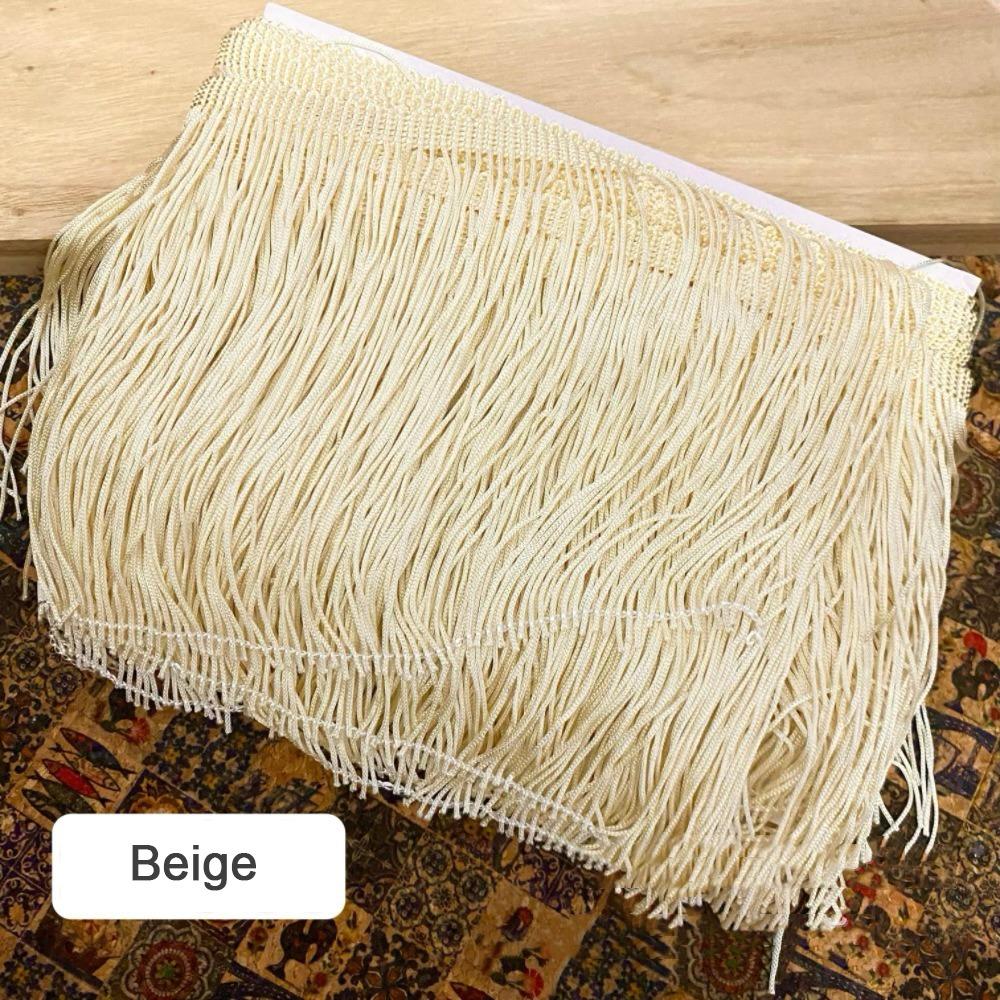 10 Yards Solid color Lace Trim Ribbon 6 Inches Tassel Trim Fringe Trim  Clothing Decor