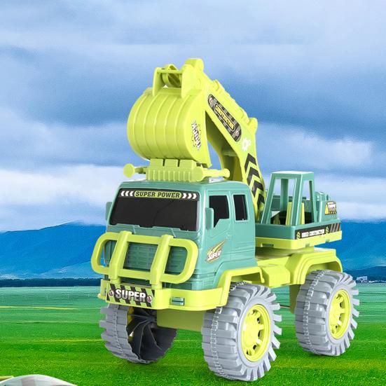 Kinder Baufahrzeug Spielzeug Simulationsbagger/Kipper/Mischer LKW Modell Spielzeug Flexibler Arm Beweglich Vorwärts gleitendes Fahrzeug Spielzeug Baby Strand Sandspielzeug