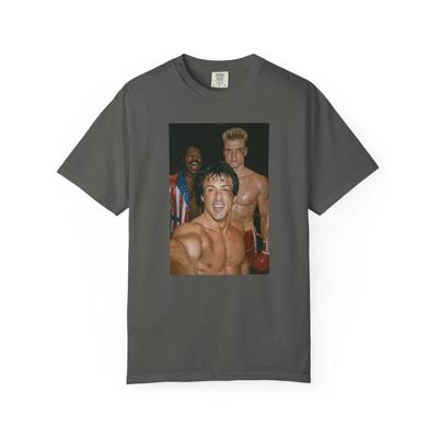 Rocky T-Shirt Balboa Creed Drago Selfie Grafik 80er Jahre Boxfilm Tee S-4XL