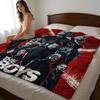Throw High-Density Short Plush Blanket For Sofa Nap Air-Conditioned Room Soft Skin-Friendly Classic Movies The Boys