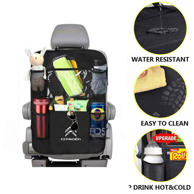 Verbesserte 6-Taschen-Autositz-Rückenlehnen-Aufbewahrungstasche Auto-Organizer für Citroen C1 C2 C4 C5 C3 C4L C8 Berlingo Xsara Picasso Zubehör