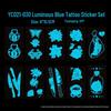 New Two-Color Luminous Tattoo Stickers for Nightclubs and Concerts