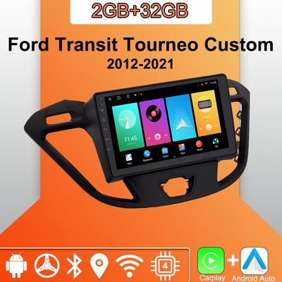 Autorádio Android Carplay pro Ford Transit Tourneo Custom 2012-2021 Multimediální přehrávač Hlavní jednotka Stereo GPS Navigace BT WIFI 2+32GB