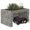VidaXL Garage Lawn Mower Raised Bed 110x80x60 Cm Steel Wire