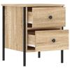 vidaXL Nachttisch Sonoma-Eiche 40x42x50 cm Holzwerkstoff