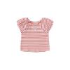 Balabala Girls' Striped Short Sleeve T-Shirt
