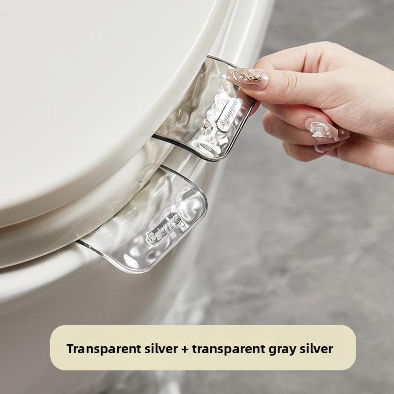 Handy Toilet Lid Lifter Batoom Toilet Cover Lift Tool Dirt-Free Plastic Household Cleaning Tool for Easy Toilet Cleaning