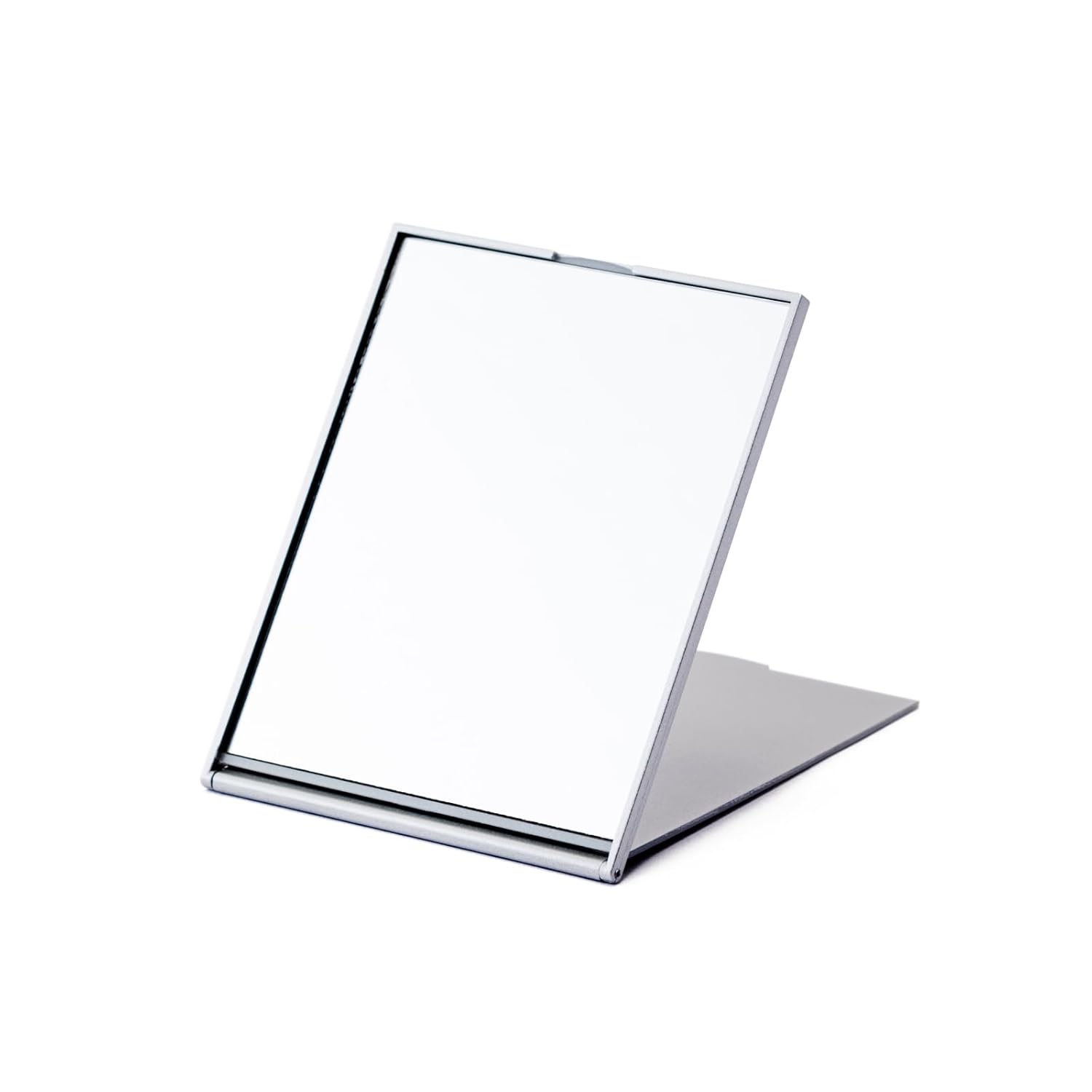 Horiuchi Mirror Lightweight Thin Compact Hand Makeup M Size Silver Christmas Gift