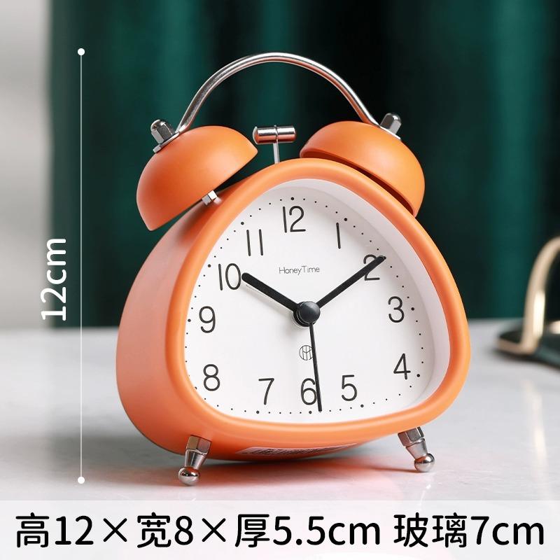

Nordic Anti-fall Desktop Triangle Alarm Clock School Student Children s Wake-up Artifact Desk Alarm Clock Watch Home Decoration помаранчевий