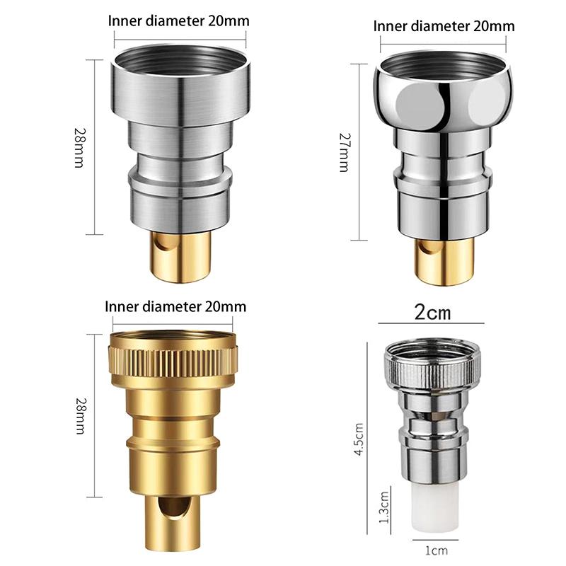 Faucet Hose Tap Water Adapter Washing Machine Faucet Anti Drop Water Stop Nozzle Water Tap Adapter Replacement Accessories