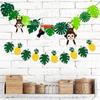 Felt Leaf Garland Party Banner - Birthday & Room Decoration Hanging Ornaments