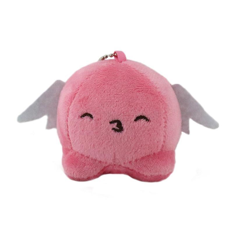 Anime Octopus Plush Toy Pink Octopus Figure Bag Charm Soft Cute Doll Gift 4pcs