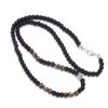 Handmade Reiki Jewelry Hematite Stone Volcanic Rock Healing Balance Bead Necklace