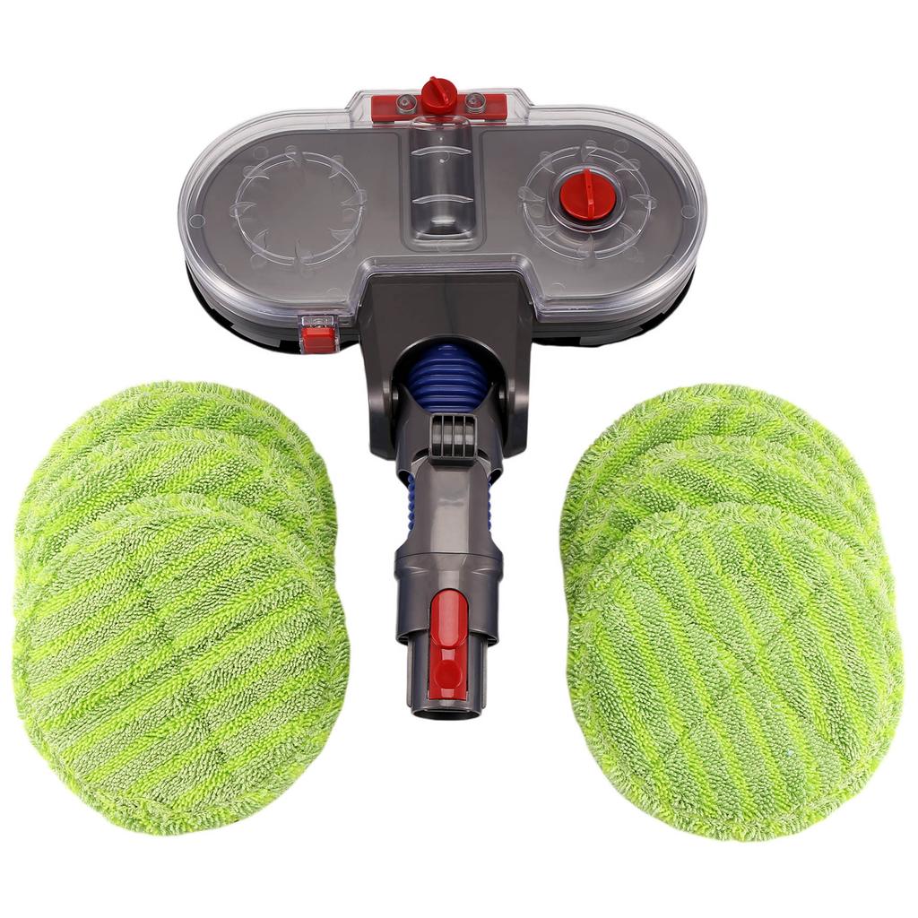 M-Modern-For Dyson V15 V11 V10 V8 V7 Vacuum Cleaner Electric Mop Head Attachment With Detachable Water Tank 6 Reusable Mop Pads
