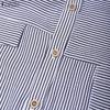 ZANZEA Camicetta da donna casual a maniche lunghe, larga, a righe classiche, con colletto rovesciato