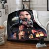 1pc Addams Family Wednesday1 Blanket, Gift, for Men and Women, Soft Blanket, Good for Sofa Bed Couch Travel, Lightweight Flannel Blanket
