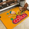 Cartoon C-Caillou Floor Mat Soft Flannel Entrance Door Mat Non Slip Absorbent Bathroom Bedroom Floor Rug