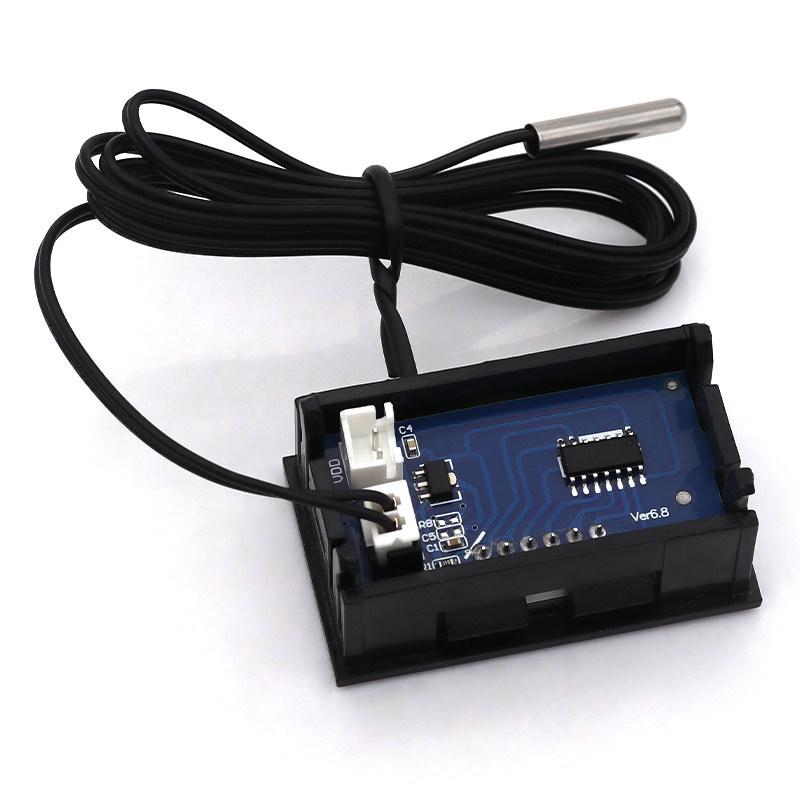 12V Digital Thermometer: Electronic Temperature Gauge for Fish Tanks, Refrigerators, and Water Measuring.