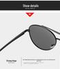 2026 Men's Polarized Aviator Sunglasses, Metal Frame, Sun Protection, Trendy Driving Style