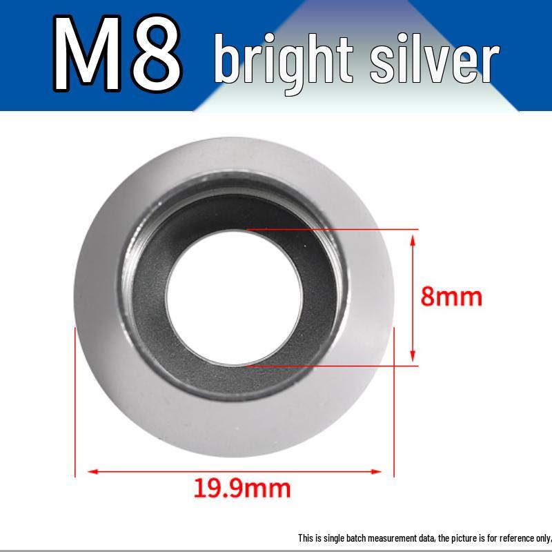 Farbiger Sechskantschrauben-Unterlegscheiben-Satz aus Aluminiumlegierung: Größen M2-M8