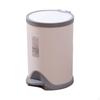 Trash Can, Soft Close Foot Pedal, Odor Control Lid, Kitchen, Bathroom, Office 11L Gray White