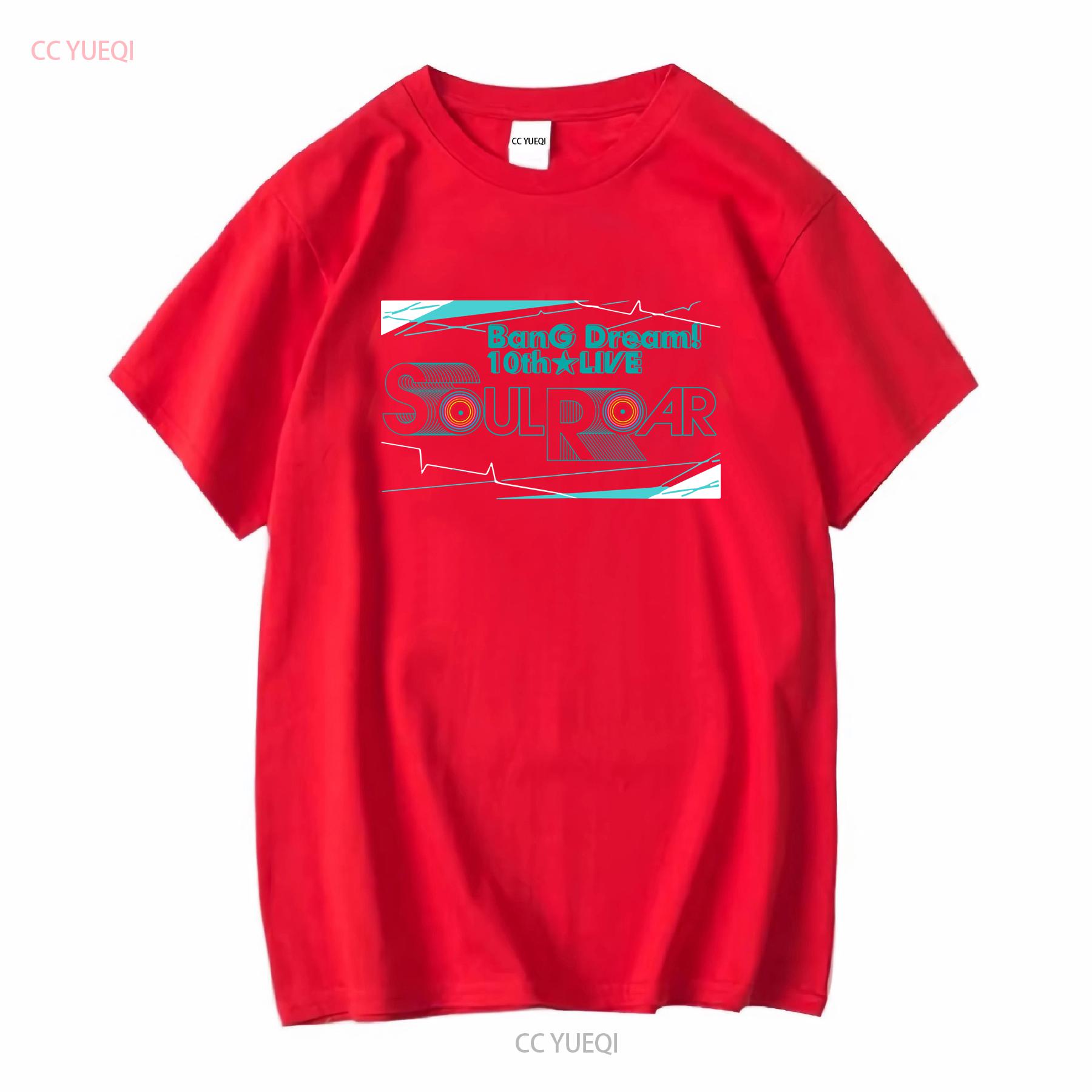 Bang Dream 10Th Live T Shirt Ras Raise A Suilen vintage Washed Casual designer clothes Versatile fashion Stylish S