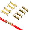 50/100/200PCS U-Type Docking Terminal Connector – 0.3-1.5mm² Double Terminal Tab Block for Wire Connection & Electrical Crimping