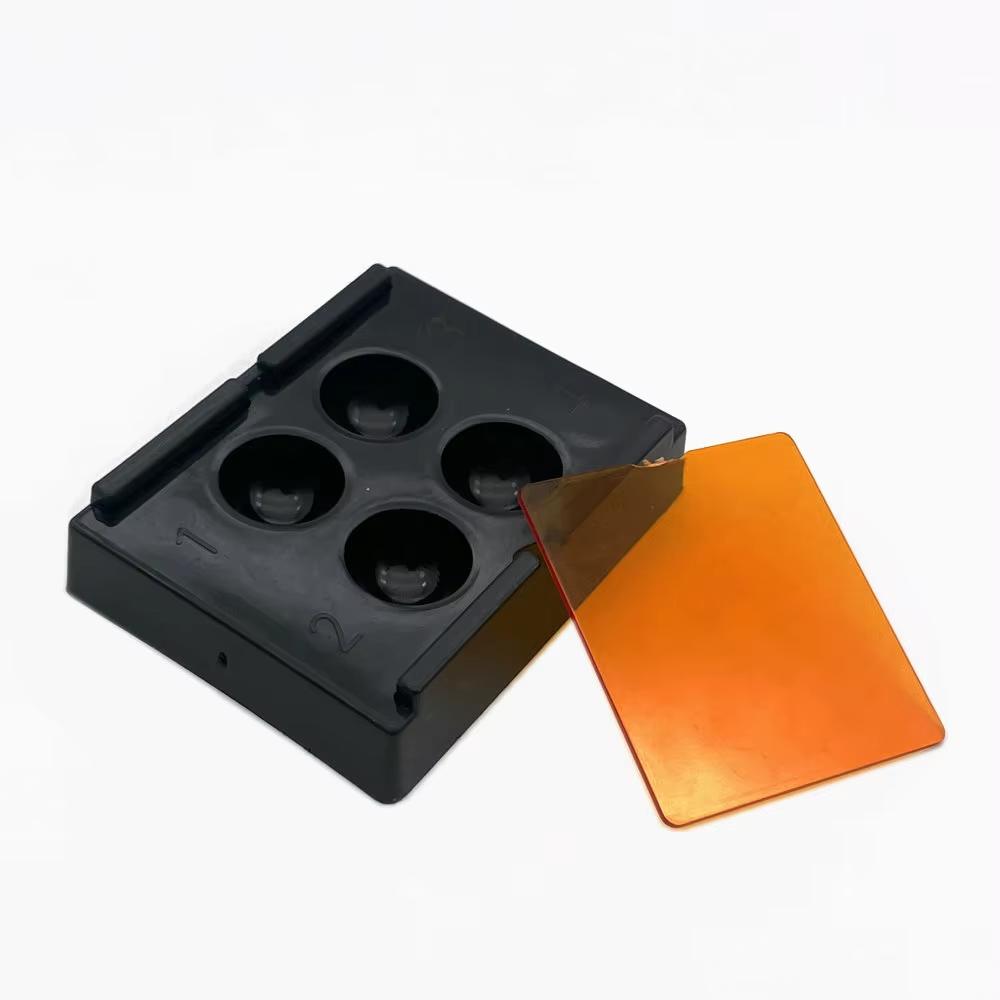 4 Holes/8 Holes Dental Veneer Storage Box Teeth Patch Shading Light Storage Case Denture Retainer Molar Boxes