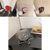 Trendy Mini Heart Shaped Bag For Kids And Adults With Sparkling Rhinestones