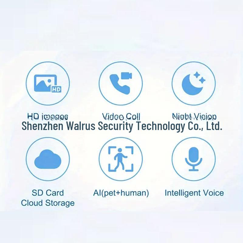 Cross-Border WiFi Surveillance Camera with Two-Way Video Calls, HD Night Vision, and Mobile Remote Monitoring