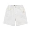 Gangnam Straight Fit Denim Shorts Off White Pb 0003